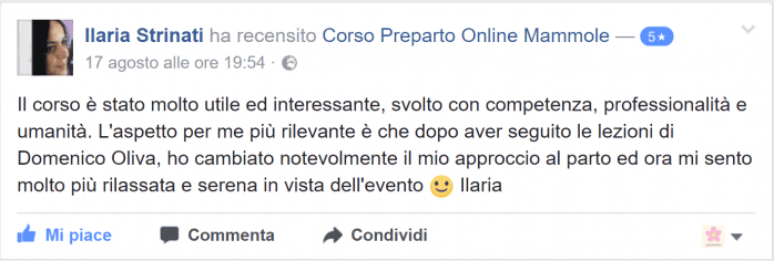 recensione corso preparto