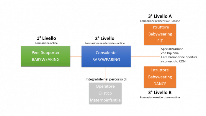 schema formazione babywearing