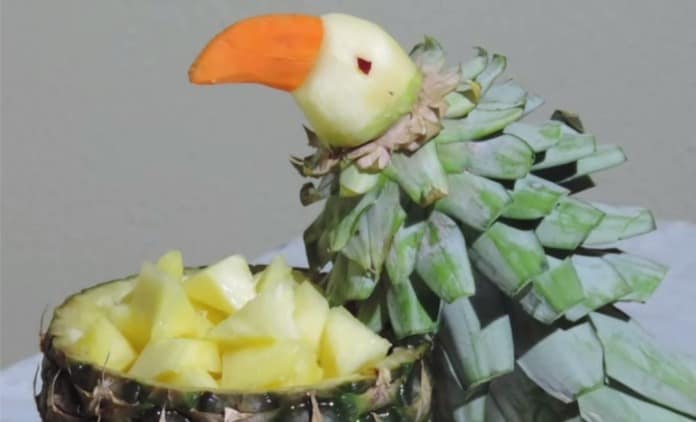 Ananas pappagallo – Arte da mangiare