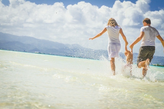 Al mare con i bambini. Il tempo si è fermato.