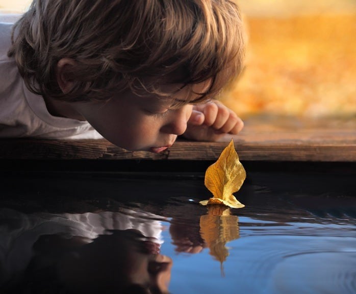 Lavoretto autunnale per giornate uggiose con i bambini
